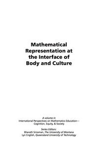 Cover image: Mathematical Representation at the Interface of Body and Culture 9781607521303