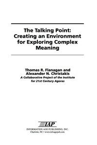 Cover image: The Talking Point: Creating an Environment for Exploring Complex Meaning 9781607523611