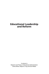 Cover image: Educational Leadership and Reform 9781593113209