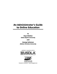 Cover image: An Administrator's Guide to Online Education 9781593114244