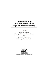 Cover image: Understanding Teacher Stress in an Age of Accountability 9781593114732