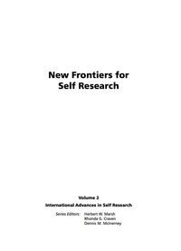 Cover image: New Frontiers for Self Research 9781593111557