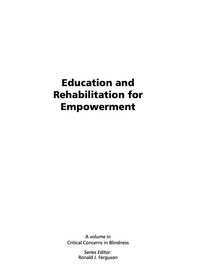 Cover image: Education and Rehabilitation for Empowerment 9781593110062