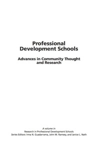 Cover image: Advances in Community Thought and Research 9781593110321