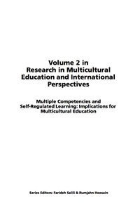 Cover image: Multiple Competencies and Self-regulated Learning: Implications for Multicultural Education 9781930608924