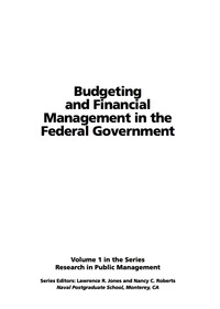 Cover image: Budgeting and Financial Management in the Federal Government 9781931576123