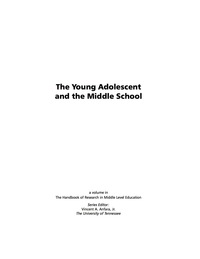 Cover image: The Young Adolescent and the Middle School 9781593116620