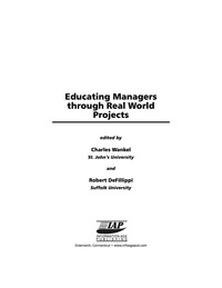 Cover image: Educating Managers through Real World Projects 9781593113704