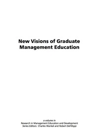Cover image: New Visions of Graduate Management Education 9781593115531