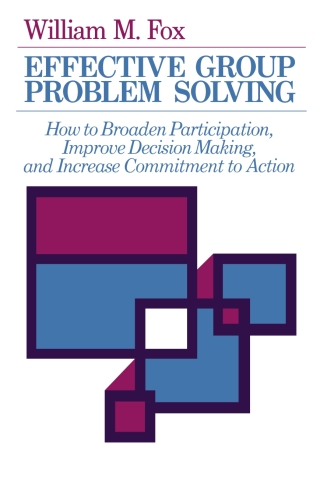 Titelbild: Effective Group Problem Solving 9781593118365