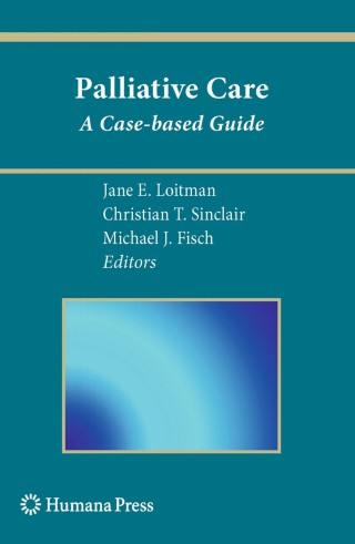 Cover image: Palliative Care 1st edition 9781607615897