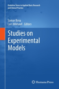 Imagen de portada: Studies on Experimental Models 9781607619550