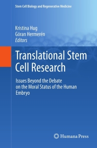 Cover image: Translational Stem Cell Research 9781607619581
