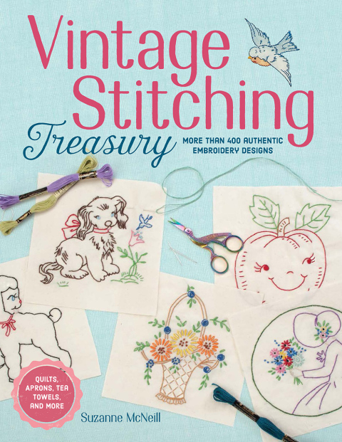Vintage Stitching Treasury: More Than 400 Authentic Embroidery Designs - FULL INSTANT DOWNLOAD | PDF DOCX EPUB