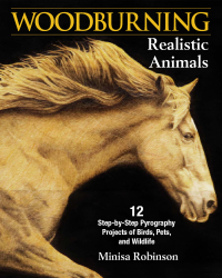 表紙画像: Woodburning Realistic Animals 9781565239852