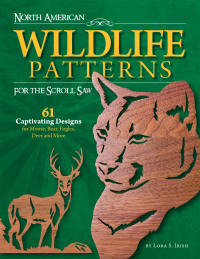 表紙画像: North American Wildlife Patterns for the Scroll Saw 9781565231658