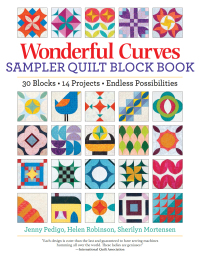 表紙画像: Wonderful Curves Sampler Quilt Block Book 9781947163720