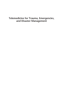 Cover image: Telemedicine for Trauma, Emergencies, and Disaster Management 1st edition 9781607839972