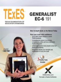 Cover image: TExES Generalist EC-6 191 9781607873952