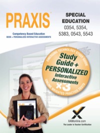 صورة الغلاف: PRAXIS Special Education 0354/5354, 5383, 0543/5543 Book and Online 9781607874157