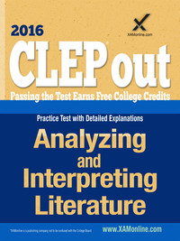 Imagen de portada: CLEP Analyzing and Interpreting Literature 9781607875086