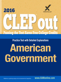 Cover image: CLEP American Government 9781607875130