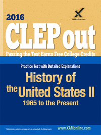 Omslagafbeelding: CLEP History of the United States II: 1865 to the Present 9781607875185