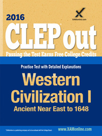 Omslagafbeelding: CLEP Western Civilization I: Ancient Near East to 1648 9781607875192