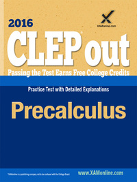 表紙画像: CLEP Precalculus 9781607875345