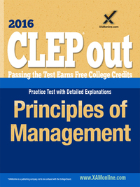 Titelbild: CLEP Principles of Management 9781607875468