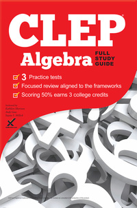 صورة الغلاف: CLEP Algebra 2017