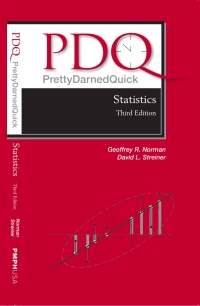 Omslagafbeelding: PDQ Statistics 3rd edition 9781607952862