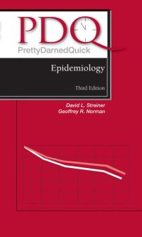 Titelbild: PDQ Epidemiology 3rd edition 9781607950226