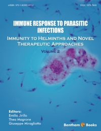 Cover image: Immune Response to Parasitic Infections Volume 2 - Immunity to Helminths and Novel Therapeutic Approaches 1st edition 9781608059898