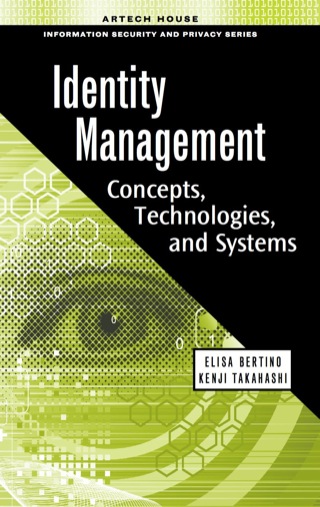 Imagen de portada: Identity Management: Concepts, Technologies, and Systems 9781608070398