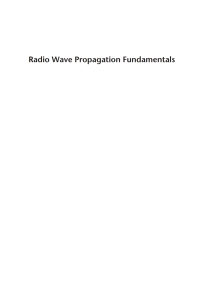 Imagen de portada: Radio Wave Propagation Fundamentals 1st edition 9781608071371