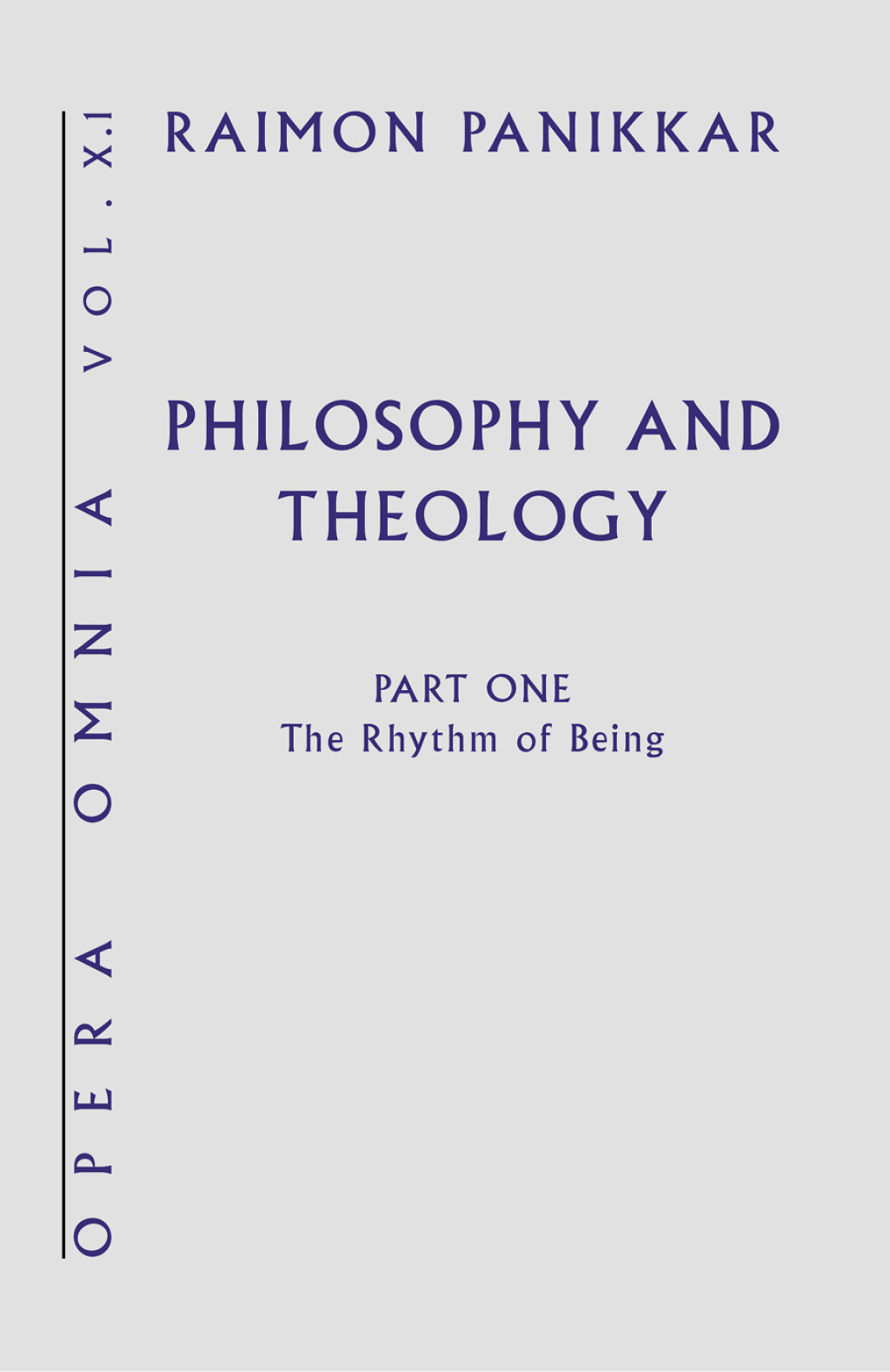 Philosophy and Theology: The Rhythm of Being