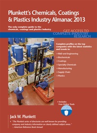 Cover image: Plunkett's Chemicals, Coatings & Plastics Industry Almanac 2013 13th edition 9781608796793