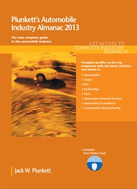 Imagen de portada: Plunkett's Automobile Industry Almanac 2013 13th edition 9781608796854