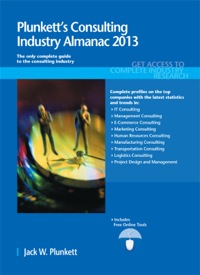 Cover image: Plunkett's Consulting Industry Almanac 2013 9781608797059
