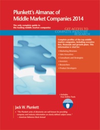 表紙画像: Plunkett's Almanac of Middle Market Companies 2014 9781608797127