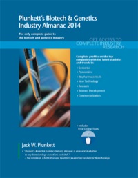 صورة الغلاف: Plunkett's Biotech & Genetics Industry Almanac 2014 9781608797141