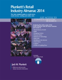 Omslagafbeelding: Plunkett's Retail Industry Almanac 2014 9781608797226