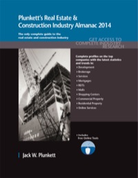 Omslagafbeelding: Plunkett's Real Estate & Construction Industry Almanac 2014 1st edition 9781608797363