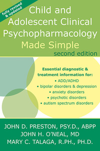 Cover image: Child and Adolescent Clinical Psychopharmacology Made Simple 2nd edition 9781572247031