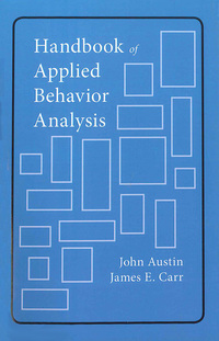 Cover image: Handbook of Applied Behavior Analysis 9781878978349