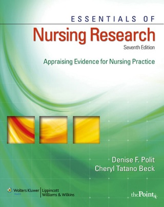 Cover image: Essentials of Nursing Research 7th edition 9780781781534