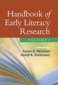 Imagen de portada: Handbook of Early Literacy Research, Volume 3 9781462503353