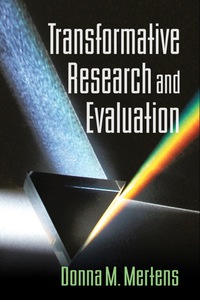 Omslagafbeelding: Transformative Research and Evaluation 9781593853020