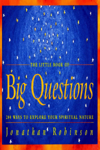 Imagen de portada: The Little Book of Big Questions 9781573240147